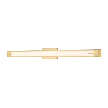 Z-Lite Chase 1 Light Vanity, 43in. W x 4.5in. H, Modern Gold 4100-43W-MGLD-LED
